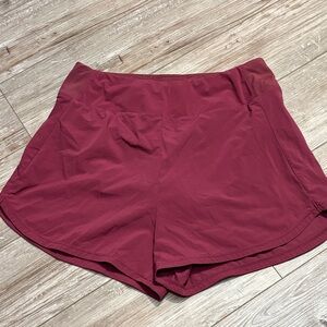 Nike Women's Burgundy Athletic Shorts